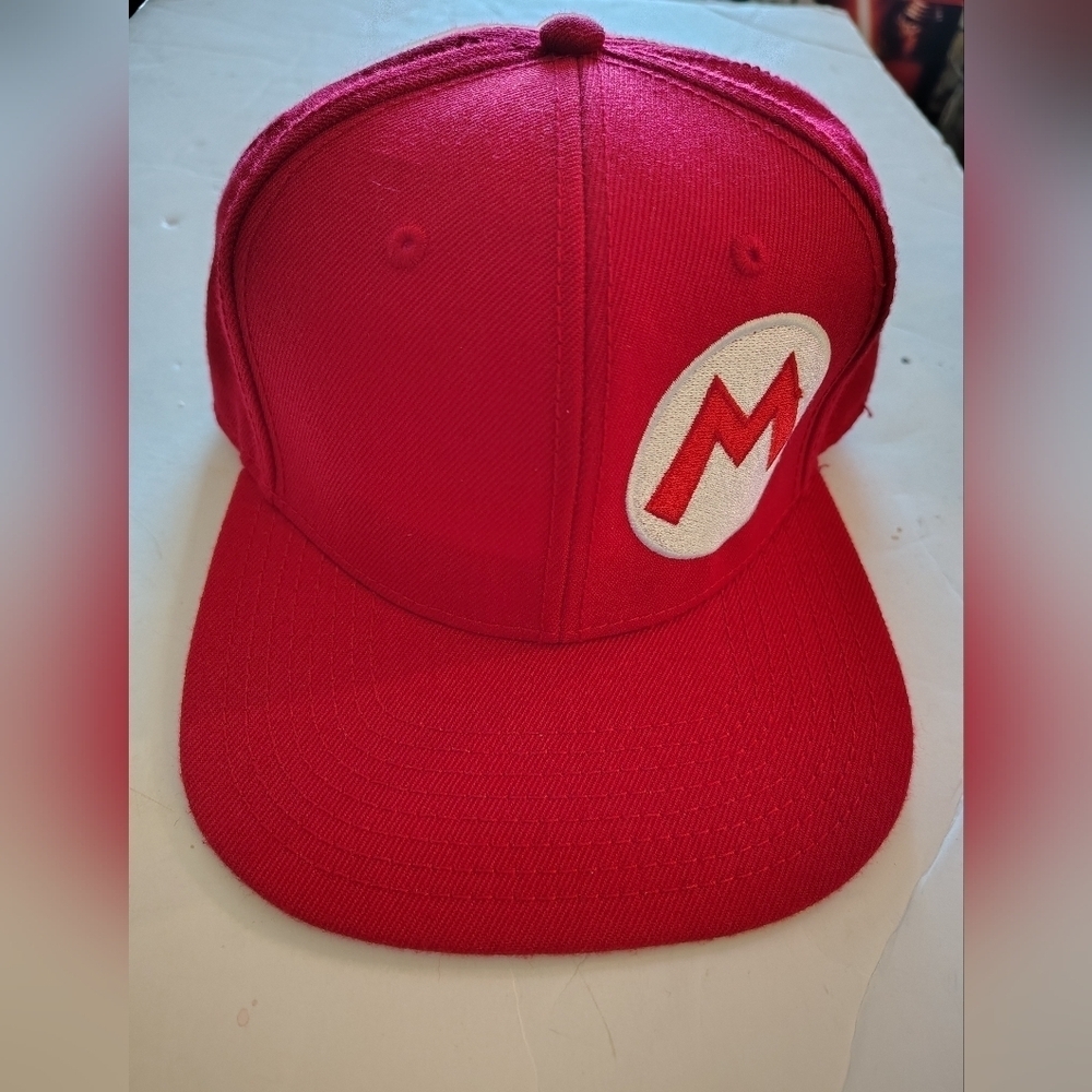 Super Mario Official Nintendo Red Snapback Hat 2018
